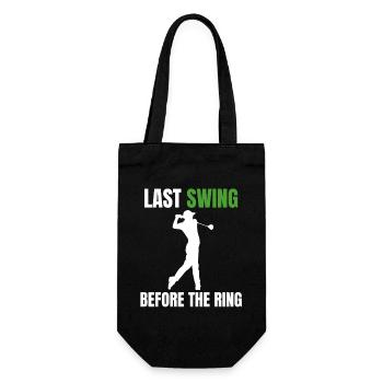Golf Bachelor Party - Gift Bag for Bottles - black - Front