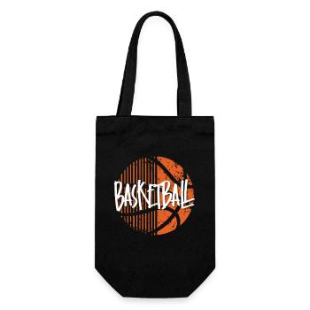 Basketball - Gift Bag for Bottles - black - Front