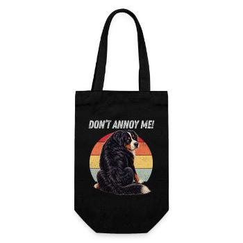 Ne m’embête pas, Bernese - Sac à bouteille - noir - Devant