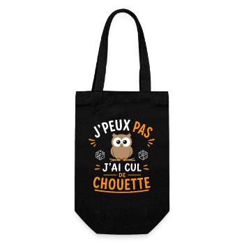 J’peux pas j’ai chouette - Sac à bouteille - noir - Devant