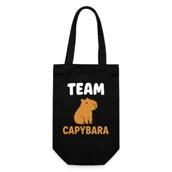 Capybara Team - Gift Bag for Bottles - black - Front
