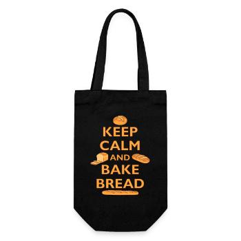 BÄCKER - RESTE CALME ET FAIS DU PAIN - BROT BACKEN - Sac à bouteille - noir - Devant