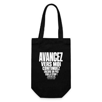 t-shirt retraité  - Sac à bouteille - noir - Devant