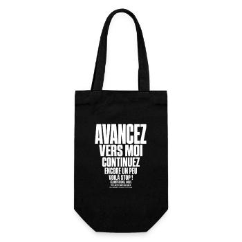 T-shirt Pêche Humour Cadeau Pêcheur - Sac à bouteille - noir - Devant