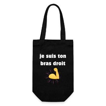 Je suis ton bras droit - Sac à bouteille - noir - Devant