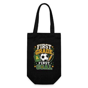 School enrollment football - Gift Bag for Bottles - black - Front