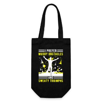 Runn Country Runner and XC Coach - Unique Cross - Gift Bag for Bottles - black - Front
