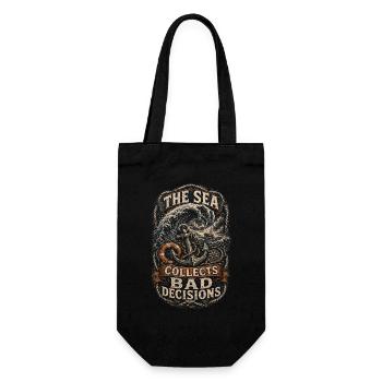 Coast Guard Lifeguard - Gift Bag for Bottles - black - Front