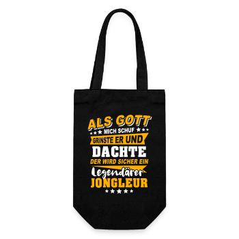 Jongleurs de jonglerie - Sac à bouteille - noir - Devant