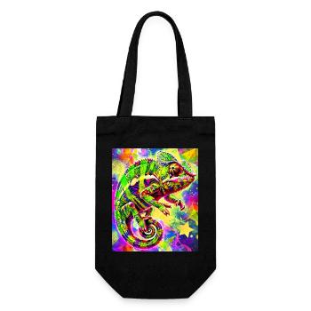 chameleon - Gift Bag for Bottles - black - Front