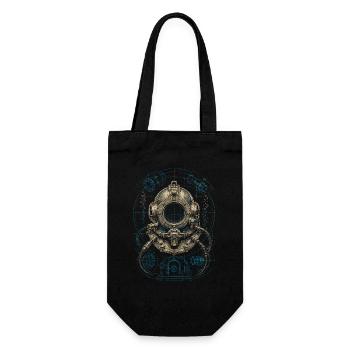 Commercial Diver Industrial Diver - Gift Bag for Bottles - black - Front