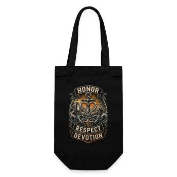 Coast Guard Lifeguard - Gift Bag for Bottles - black - Front