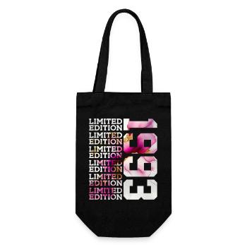 LIMITED EDITION 1993 - 33 YEARS - 33RD BIRTHDAY - Gift Bag for Bottles - black - Front