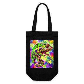 chameleon - Gift Bag for Bottles - black - Front