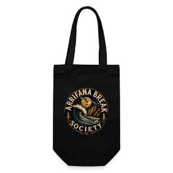 Arrifana Surfing - Gift Bag for Bottles - black - Front