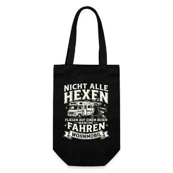 Hexen fahren Wohnmobil – Nicht Alle - Geschenkbeutel für Flaschen - Schwarz - Vorne
