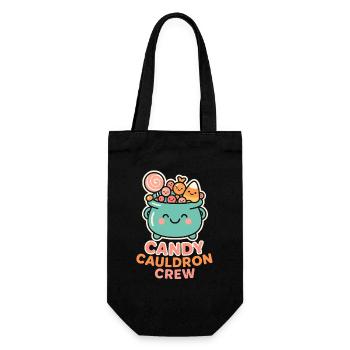 Candy Cauldron Crew - Gift Bag for Bottles - black - Front