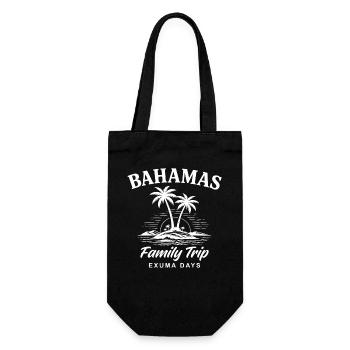 Bahamas Family Trip Exuma Days - Gift Bag for Bottles - black - Front