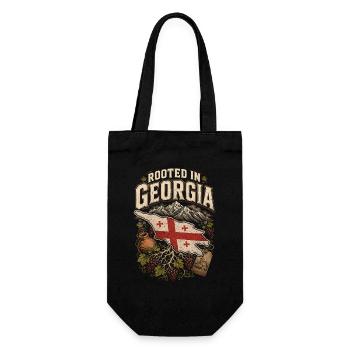 Géorgie Géorgienne Tbilissi Sakartvelo - Sac à bouteille - noir - Devant