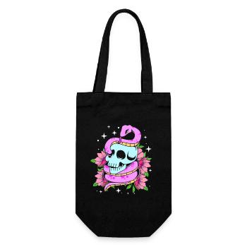 Pastel Gothic - Gift Bag for Bottles - black - Front