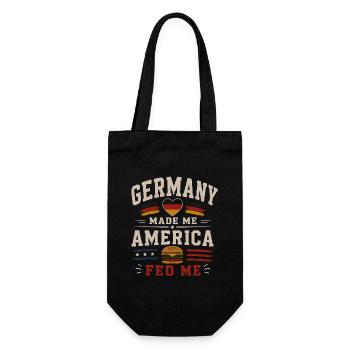 German Blood American Roots - Gift Bag for Bottles - black - Front