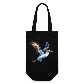Blue-footed boobies gift - Gift Bag for Bottles - black - Front