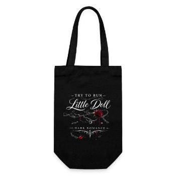 Try to Run Little Doll Dark Romance - Gift Bag for Bottles - black - Front