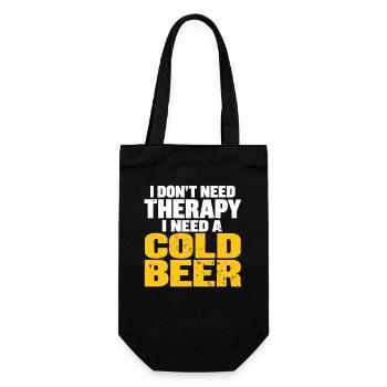 Brewmaster Brewer Beer Lover Beer Gift - Gift Bag for Bottles - black - Front