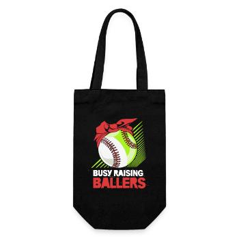 Softball Mom - Gift Bag for Bottles - black - Front