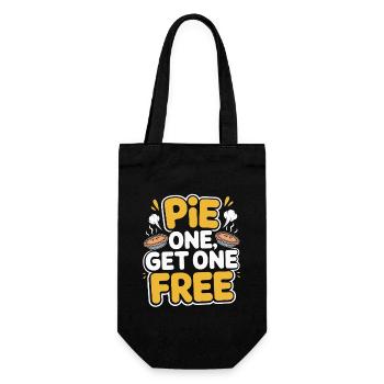 Pastry Chef Pie One Get One Free Dessert Chef - Gift Bag for Bottles - black - Front