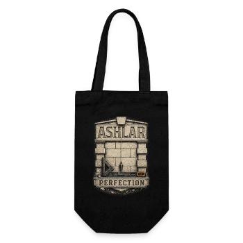 Stonemasonry Stonemasonry Ashlar Perfection - Gift Bag for Bottles - black - Front