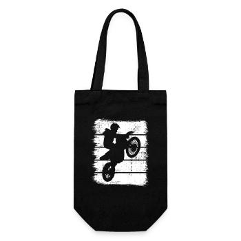Motocross - Gift Bag for Bottles - black - Front