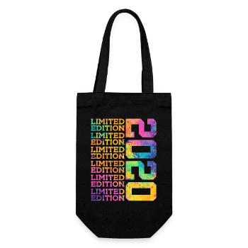 LIMITED EDITION 2020 - 6 JAHRE - 6. GEBURTSTAG - Geschenkbeutel für Flaschen - Schwarz - Vorne