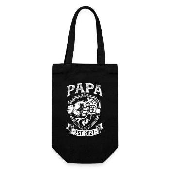 Daddy's 2027 Father-to-be Vintage - Gift Bag for Bottles - black - Front