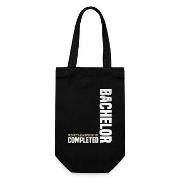 Bachelor of Business Administration - Geschenkbeutel für Flaschen - Schwarz - Vorne