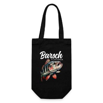 Barsch Flüsterer - Geschenkbeutel für Flaschen - Schwarz - Vorne