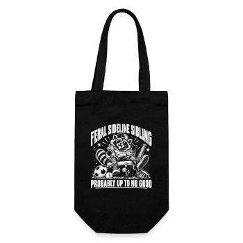 Feral Sideline Sibling  - Geschenkbeutel für Flaschen - Schwarz - Vorne