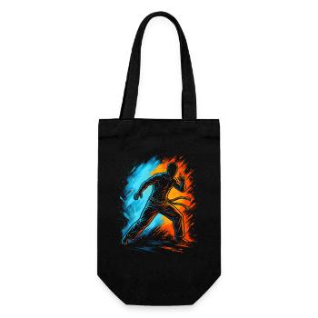 Capoerista Kampfsport Herren Kinder Capoeira - Geschenkbeutel für Flaschen - Schwarz - Vorne