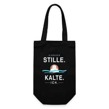 Stille Kälte Ich - Geschenkbeutel für Flaschen - Schwarz - Vorne