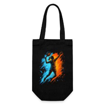 Padel Tennis Padelspieler Damen Mädchen Padel - Geschenkbeutel für Flaschen - Schwarz - Vorne