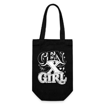 Gen X Girl - Geschenkbeutel für Flaschen - Schwarz - Vorne