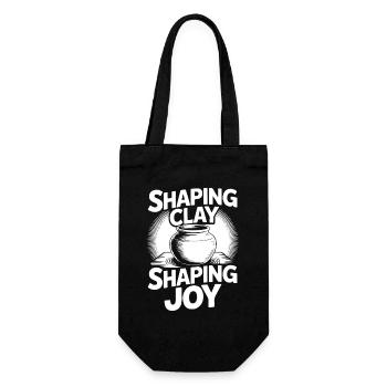 Pottery Artists Shaping Joy Pottery - Geschenkbeutel für Flaschen - Schwarz - Vorne