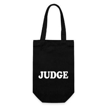 Judge - Geschenkbeutel für Flaschen - Schwarz - Vorne