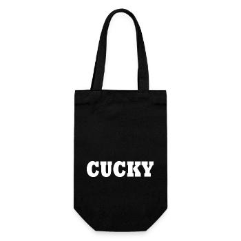 Cucky - Geschenkbeutel für Flaschen - Schwarz - Vorne