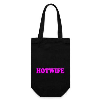 Hotwife - Geschenkbeutel für Flaschen - Schwarz - Vorne