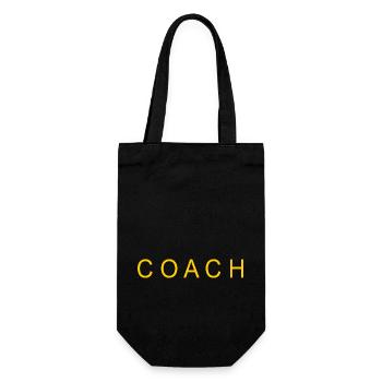 Coach - Geschenkbeutel für Flaschen - Schwarz - Vorne