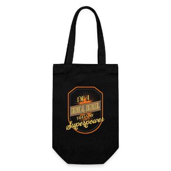 Chemieingenieur Chemieingenieurwesen - Geschenkbeutel für Flaschen - Schwarz - Vorne