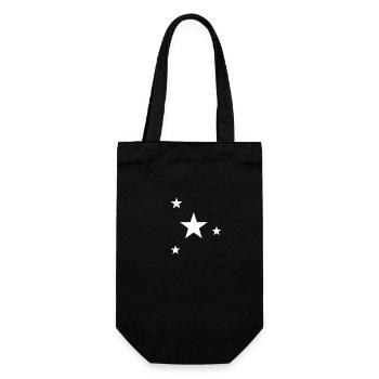 Étoiles Étoiles Étoile Étoile Cadeau Ciel étoilé - Sac à bouteille - noir - Devant