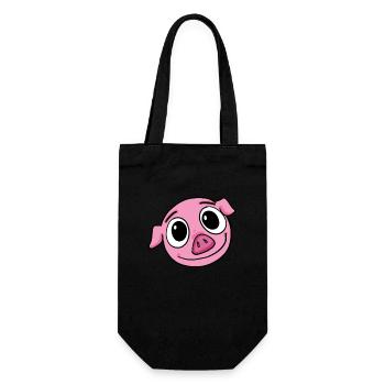 Porc - Sac à bouteille - noir - Devant
