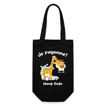 Je rayonne Manip radio Girafe Radiologie médicale - Sac à bouteille - noir - Devant
